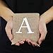 Andaz Press Real Burlap Fabric Pennant Hanging Banner Oh Baby, Pre-Strung, No Assembly Required, 1-Set