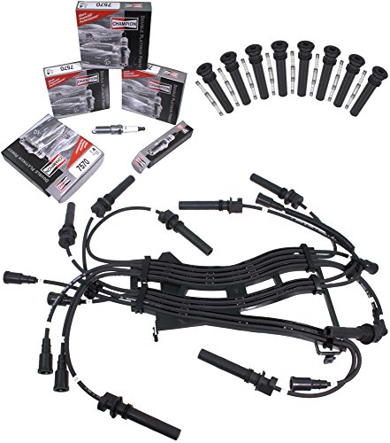thumbnail image 2 of NGK & Blue Streak Tune-Up Kit With Spark Plug Wires For Dodge Ram 1500-3500, Dakota 5.2/5.9L V8 2 of 2