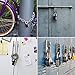 ORIA Combination Lock, 4 Digit Combination Padlock, 10000 Combinations for Home, Gate, Case, Toolbox, Gym, Sports, School and Employee Locker, Outdoor, Fence, Hasp and Storage (Black, Pack of 2)