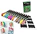 GHEART Fl006mm Wet Erase Chalk Markers Metallic Liquid Ink Pens DIY Card Blackboards Glass Non-Toxic Reversible Bullet (Pack of 8), 6mm, Multicolor