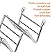 Taco Holder Stand, 2 Pack of Taco Rack with Silicone Feet, for Up To 10 Hard or Soft Shell Tacos