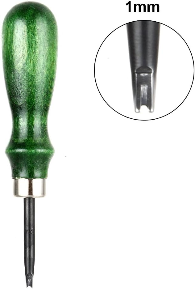 Leather Edge Skiving Beveling Beveler, Starall Leathercraft Cutting Tools 0.6,0.8,1.0,1.2,1.4mm DIY Craft Tool Keen Edge Beveler Wholesal