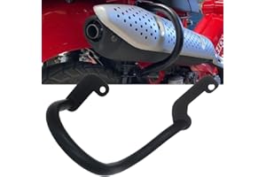 FENGYEMOTO Black Exhaust Crash Bar Guard Compatible with 2019-2024 Honda CT125 Trail 125 Hunter Cub
