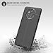 Olixar for Nokia 9 Pureview Case - Leather Back - Protective Cover - Shock Absorption - Leather Style - Attache - Wireless Charging Compatible - Black