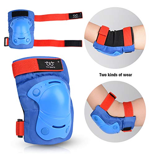 image for Boruizhen Kids Knee Pads Elbow Pads Protective Gear Set for Cycling BM