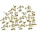 Kicko Skeleton Warrior Action Figures - Pack of 20 1 X 2.5 Inches - Cool and Fun Skeleton Army Miniatures Toys - for Kids Party Favors, Bag Stuffers, Fun, Toy, Prize