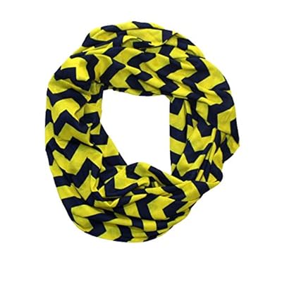 Yellow & Navy Chevron Infinity Scarf Yellow & Navy Chevron Infinity Scarf