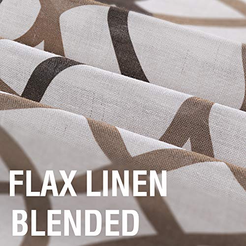 image for H.VERSAILTEX Light Filtering Made of Line Mixed Rich Material Linen Cu