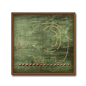 Framed Canvas Wall Art for Living Room, Bedroom Indian Tribe Totem Theme Canvas Prints for Home Decoration Ready to Hang - 16x16 inches