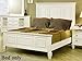Coaster Glenmore Panel Bed in White Size: Eastern King