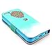 Tradekmk PU Leather Magnet Flip Wallet Stand Case with Card Slots, Stylus, Screen Protector and Cleaning Cloth for iPhone 5C - Pixar UP