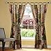 Greenland Home Antique Chic Authentic Patchwork Curtain Panel Set, 84 x 84 inches, Includes Two (2) 42 W x 84 L Panels
