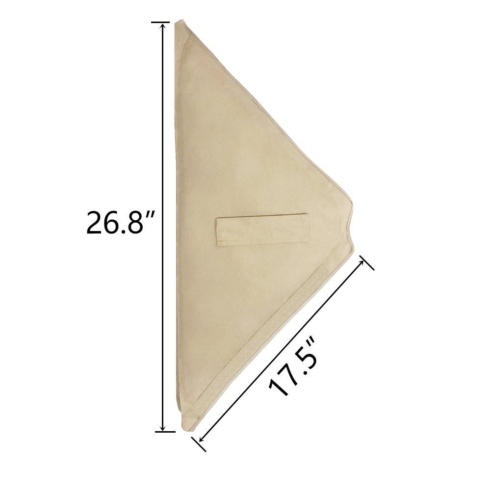 Le Papillon 4 Pieces Detachable Umbrella Sand Weight Bags For Outdoor Offset Cantilever Patio Umbrella Black Umbrella Stands Bases Patio Furniture Accessories