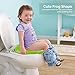Travel Portable Folding Potty Training Toilet Seat Cover, Minkle Non Slip Silicone Pads with Carry Bag for Babies, Toddlers and Kids - Green