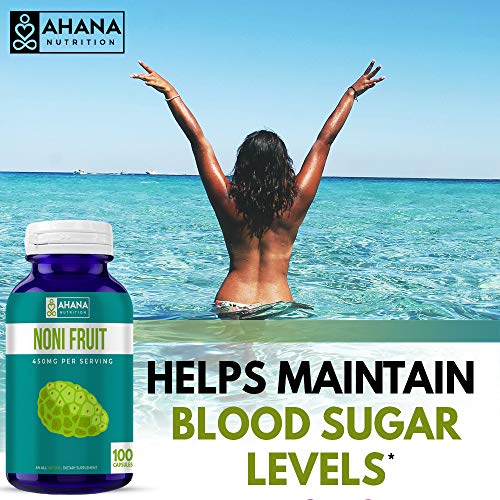 Noni Fruit Capsules by Ahana Nutrition Noni Supplement to Support The
