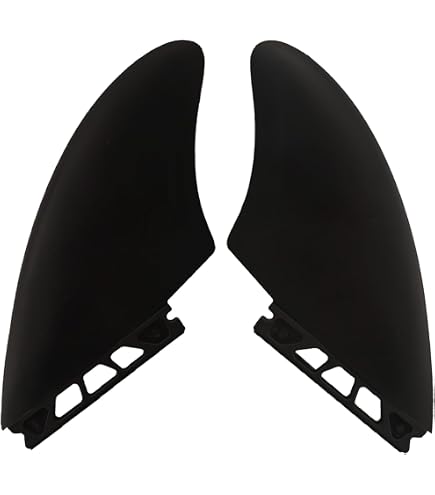 Amazon.com : Future Fins BMT Fiberglass Twin Fin Set Green-Gray