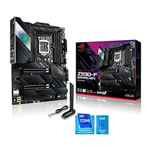 ASUS ROG Strix Z590-F Gaming WiFi Mainboard Socket Intel LGA 1200 (Intel Z590, ATX, 4x M.2, PCIe 4.0, USB 3.2 Gen 2×2…