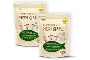 KULOSORY (1+1) Roasted Korean Seaweed Flakes Low-salted Seaweed Flakes For Kids with Anchovy 1.41oz Pack of 2(80g) Laver Nori Gim Snack