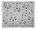 Shabbat Challah Cover Full Embroidered with Pomegranates & Birds in Raw Silk Israel Judaica Gift