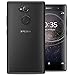 CoverON Hard Slim Fit ClearGuard Series for Sony Xperia XA2 Ultra Case, Clear with Black Trim