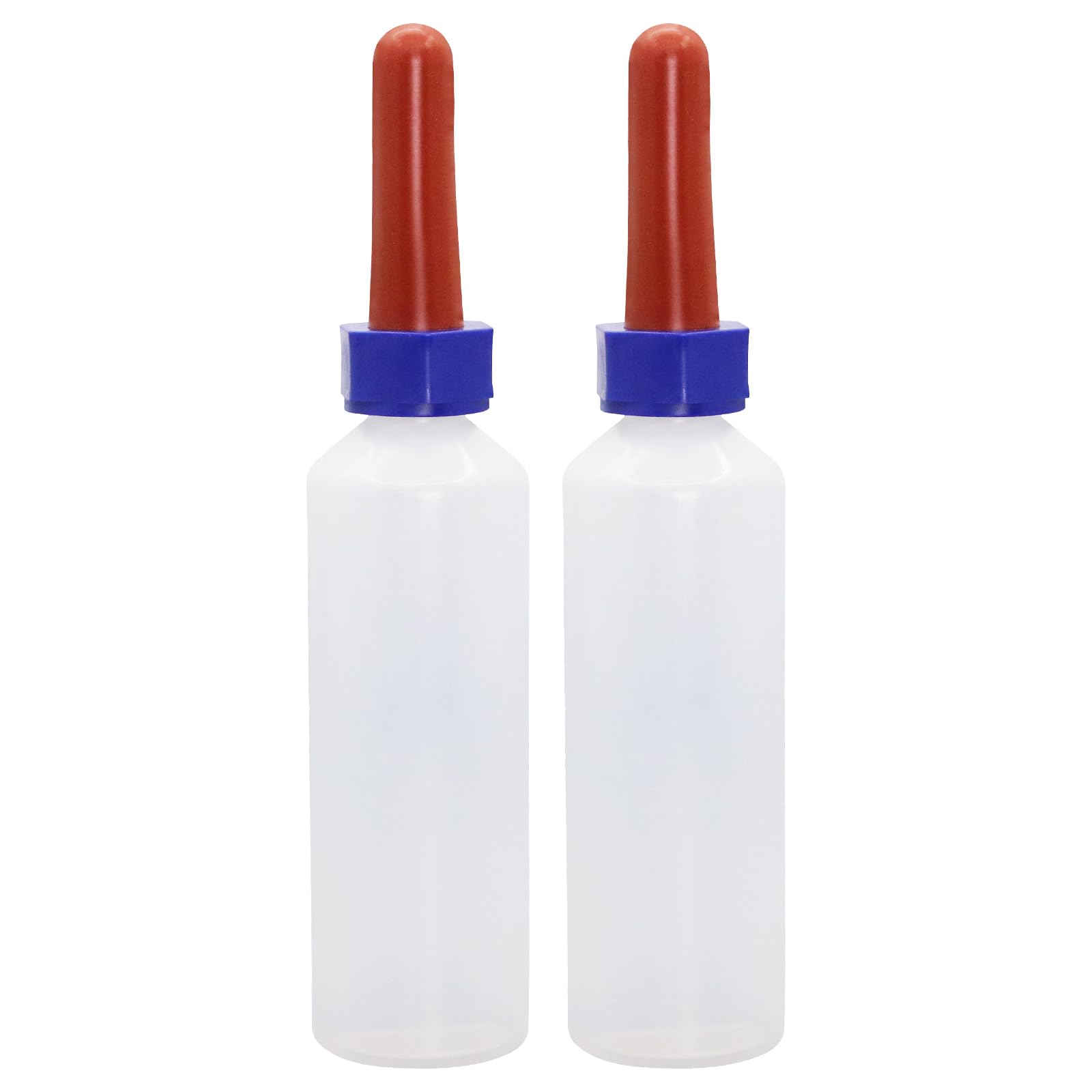 Photo 1 of USUNFARM 2PCS 500ml Calf Nursing Feeder Bottles with Rubber Nipple Milk Feeder,Farm Goat Calf Sheep Milk Feeder Livestock Tools