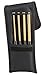 Starrett Extra-Long Brass Drive Pin Punch Set with Knurled Grip and Fabric Pouch - 8