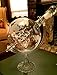 Wine Savant Whisky & Wine Sail Ship Etched Globe Spirits Decanter