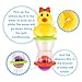Bath Toys, Safe&Care Baby Bathtime Toys Fun Animals and Stacking Cups 8pcs Cute Educational Toys for Toddlers Boys & Girls with Mesh Bath Toy Organizer