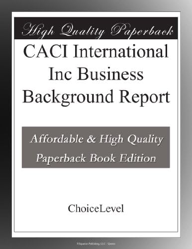 CACI International Inc Business Background Report