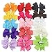 HABIBEE 30pcs Baby Girl Dot Bow Clips Girl's Headwear Kids Hair Accessories