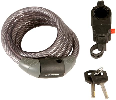 schwinn braided steel key cable lock