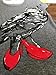 Owl in Pumps | Cute Funny Bird Nature Shoe Humor Comfy V-Neck T-Shirt for Women
