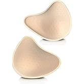 Ninery Ave 1 Pair Cotton Breast Forms Light Ventilation Sponge Boobs for Women Mastectomy Breast Cancer Support