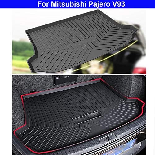 1pcs Car Boot Mat Car Cargo Mat Auto Floor Mats Trunk Cargo LinerRear Cargo Tray Trunk Floor Mat Anti Skid Trunk Floor Mat For Mitsubishi Pajero V93 2011 2012 2013 2014 2015 2016 2017 2018 2019