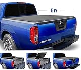 Tyger Auto T3 Tri-Fold Truck Tonneau Cover TG-BC3N1028 Works with 2005-2019 Nissan Frontier 2009-2014 Suzuki Equator | Fleetside 5' Bed | for Models with or Without The Utili-Track System