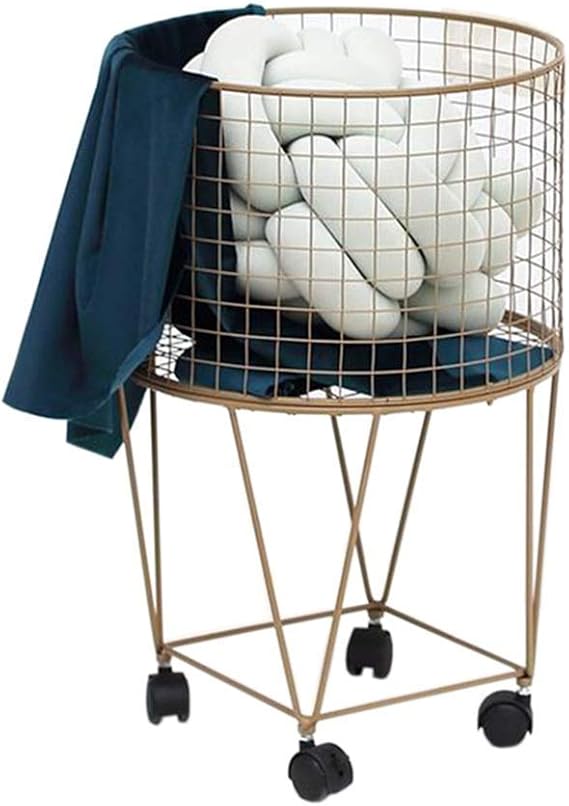 Praktische Regale Eisen-Aufbewahrungskorb Mobiler Aufbewahrungskorb
