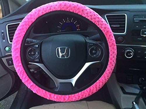 Under Retail Hot Pink Steering Wheel Cover - Comfortable and Stylish