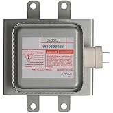W10693025 Magnetron 2M253J for Whirlpool Microwave Oven QP5283206PAZ120 WPW10693025 Repair Part Compatible for 2m240j（L）2m303j（L）OM75P (10) 2M248J Magnetron
