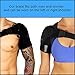 Shoulder Brace for Men & Women - Right and Left Shoulder Adjustable Compression Support Sleeve - Neoprene Stabilizer- Pain Relief for Torn Rotator Cuff, AC Joint, & Tendonitis by Nextwave Wellness