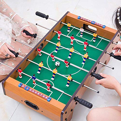 Leiyini Mini Tabletop Foosball Table 20-inch Foosball Soccer Table Game Arcade Room Playfield Sports Competition Soccer Game Table Indoor & Outdoor Soccer Game Kids Adults Toy