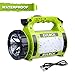 EULOCA Rechargeable LED Spotlight, Multi Function Camping Lantern, 5 Light Modes, Power Bank, IPX4, Lantern Flashlight for Hurricane Emergency, Outag, Hiking, Home and More, USB Cable Included