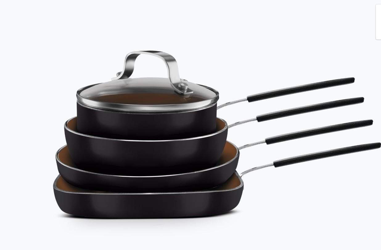 Gotham Steel Mini Egg and Omelet Pan with Ultra Nonstick Titanium & Ceramic Coating - 5.5", Dishwasher Safe, Stay Cool Handle: Kitchen & Dining