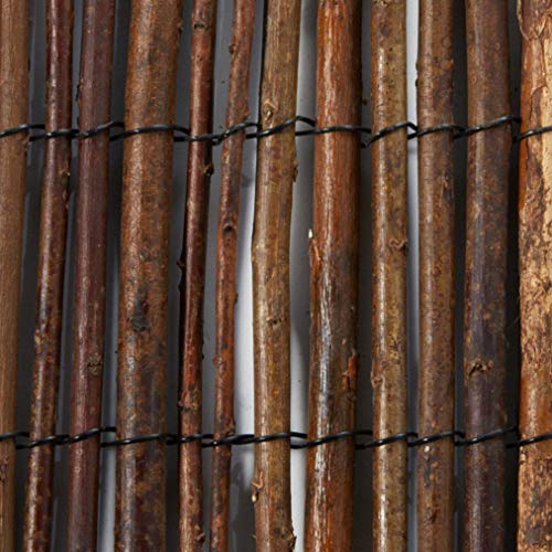 Master Garden Products RWB24 Rolled Willow Border Fence, 2 by 14Feet