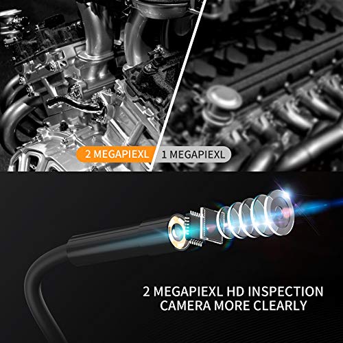Teslong Industrielles Endoskopkamera, 2MP Endoskop mit 4,5 Zoll Bildschirm, 8 Einstellbaren LED-Licht, Wasserdichte… – Bild 5