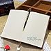 Leather Notebook, izBuy Classic Vintage Notebook Diary Medium Size for Men/women 240 Lined Beige Pages-Mediterranean Style 0.5mm Smooth Gel Pen Included,Red(58-25)