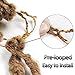 LEEONS 6Packs/Lot 12'' Wavy Faux Locs Crochet Synthetic Braiding Hair Pre-loop Crochet Braids Soft Curly Faux Locs Hair Extensions Braids Dreadlocks 20Roots/PCS(12inch,#27)