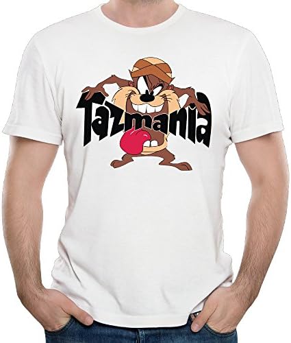 Man Taz-Mania Hugh Tazmanian Devil Dog The Turtle Short Sleeve T Shirt Sexy Slim 100% Slub Cotton