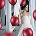Burgundy Balloons 100 Pack 12 Inch Latex Party Balloons Burgundy Wine Red Balloons Latex Balloons for Weddings, Birthday Party, Bridal Shower, Party Decoration (Burgundy, 12 Inch)