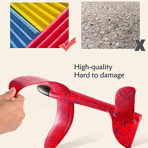 LOFEE Toy for 3 4 5 Year Old Boy, Foam Glider Toy for Boy 5 6 7 Year Old Gift for 4 5 Year Old Boy Boy Toy Age 3-12 Red - Thumbnail 2