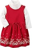 Carters Baby Girls Plaid Collection Jumper Set
